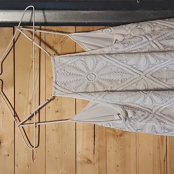 Lilly Pulitzer Delray Diamond Lace Dusk Dress Resort White Sz Medium - Picture 8 of 9